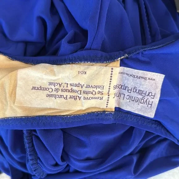 NWT NORMA KAMALI Diana Dress in Berry Blue Revolve Large - Picture 11 of 12